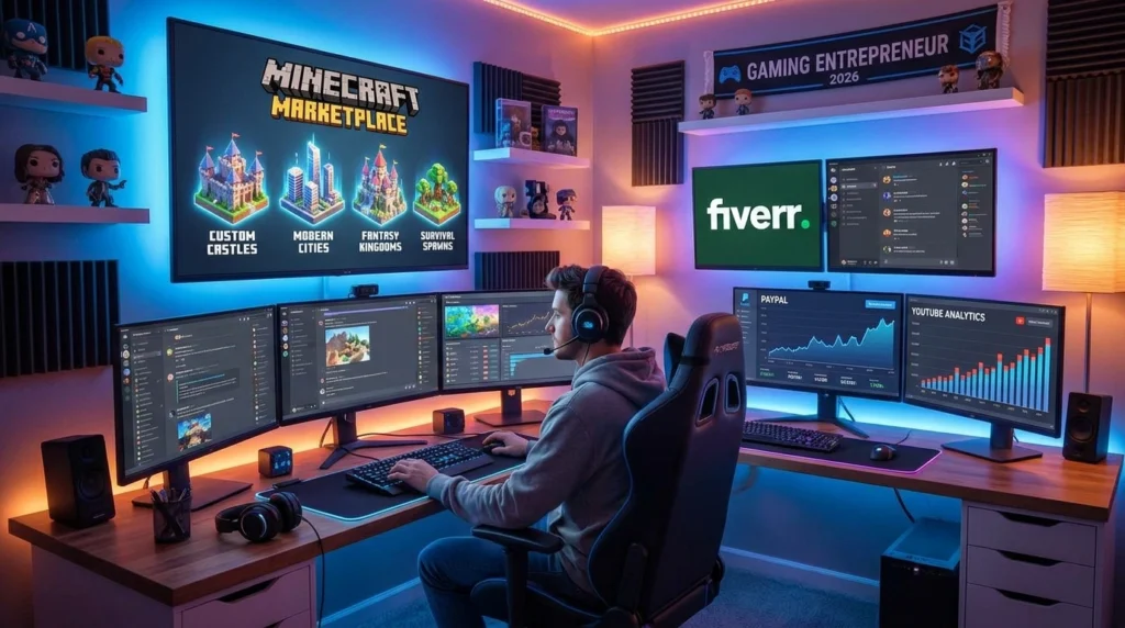 How to Sell Minecraft Builds in 2026 (US Guide): Best Ways to Make Money Online