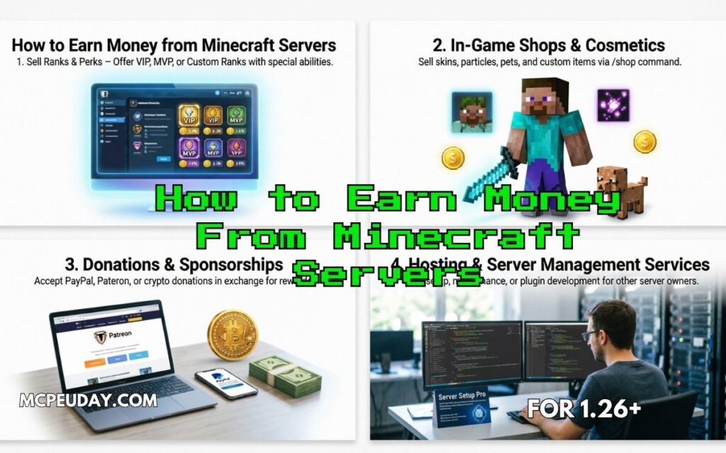 How to Earn Money From Minecraft Servers