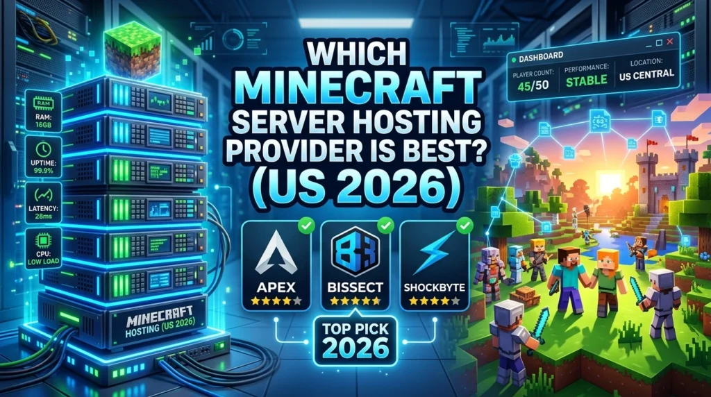 Which Minecraft Server Hosting Provider Is Best? (US 2026)