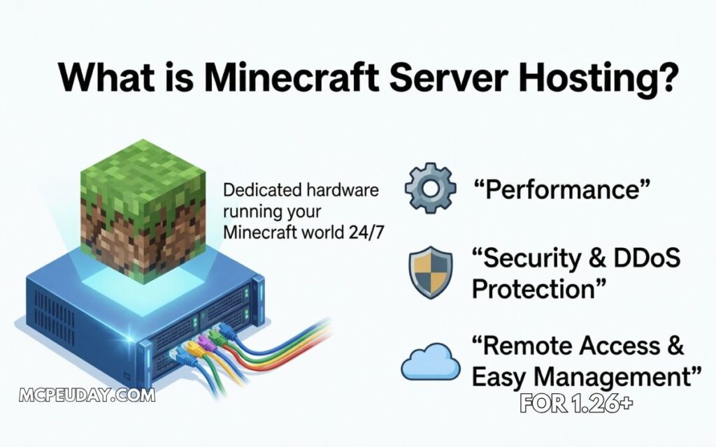 What Is Minecraft Server Hosting (Complete Beginner’s Guide 2026)