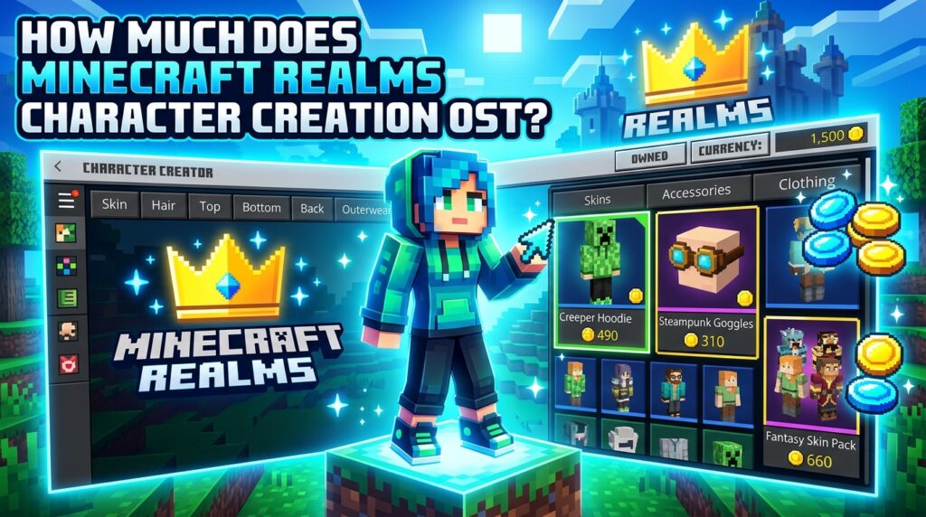 How Much Does Minecraft Realms Character Creation Cost? (2026 Guide)