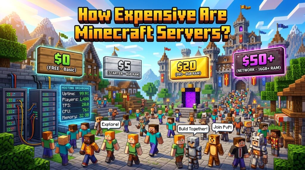 How Expensive Are Minecraft Servers? Complete Cost Guide for 2026